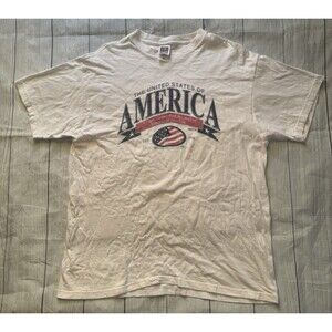 Vintage Y2K United States Of America George Bush Quote 9/11 Size XL Freedom